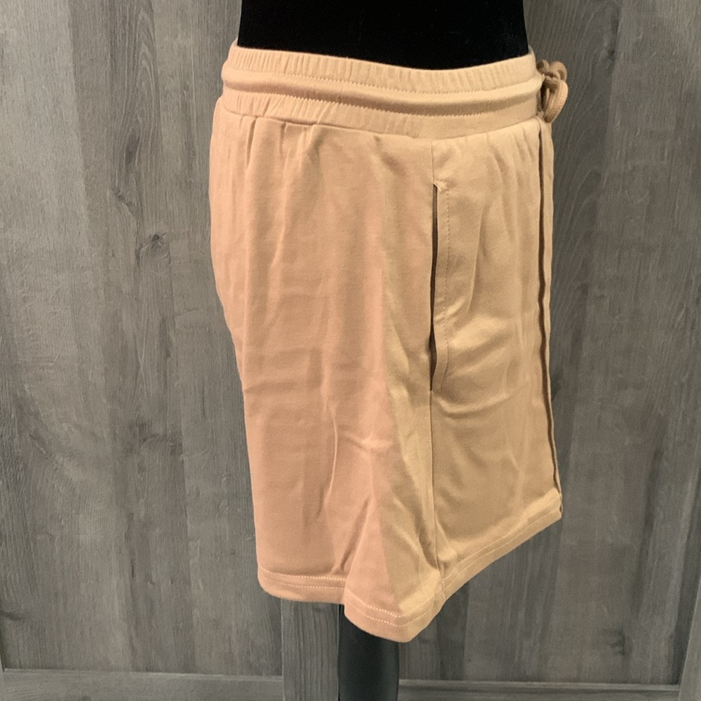 New Cider Fashions Light Brown Shorts & Crop Top Set Womens Size X-Small - Picture 5 of 11